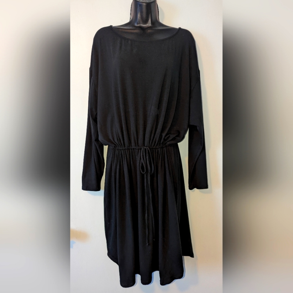 Justfab black casual cotton dress